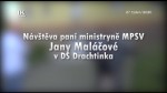 27/2020 Kaleidoskop Návštěva p. ministryně MPSV Jany Maláčové v DS Drachtinka